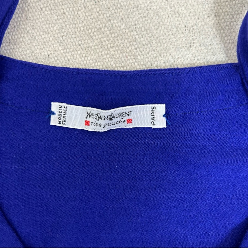 Yes Saint Laurent Women’s Royal Blue Bodysuit - Picture 8 of 10